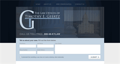 Desktop Screenshot of geertzlaw.com